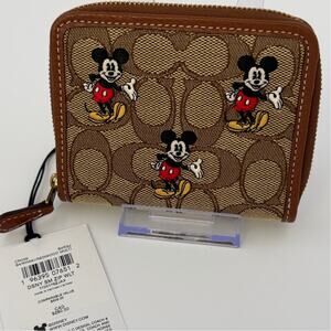 Coach x Mickey Mouse Zip Wallet